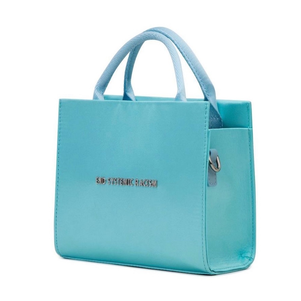 Blue Satin ESR Tote - Brandon Blackwood